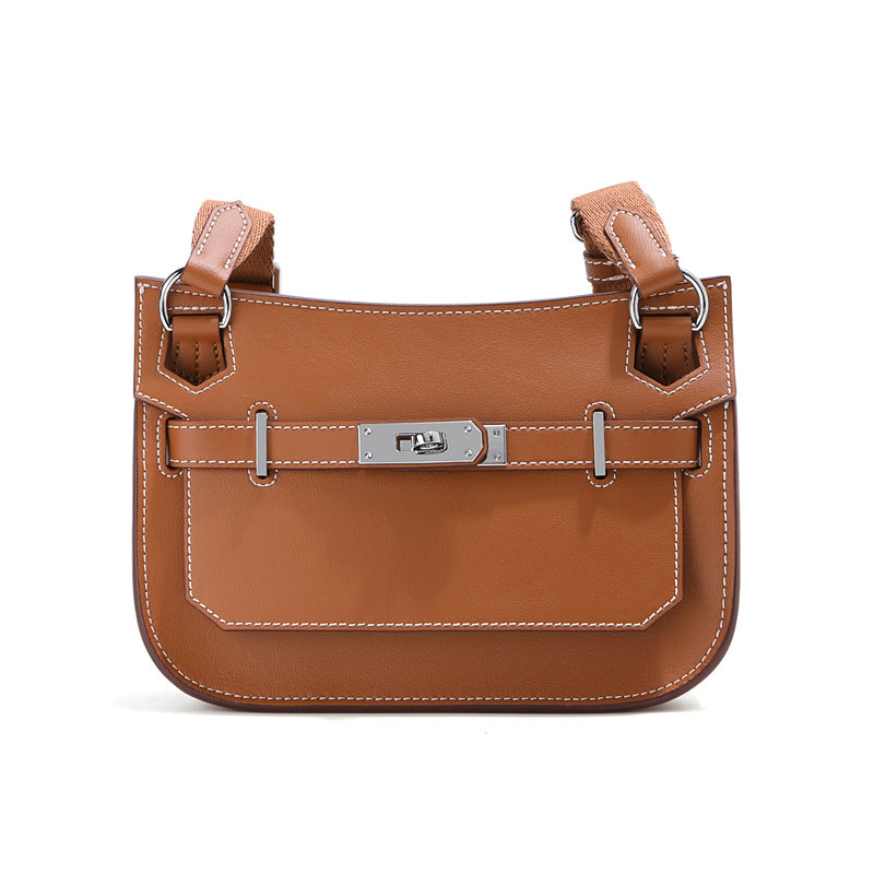 Women's Retro Stylish Saddle High-grade Leather Underarm Shoulder Bags