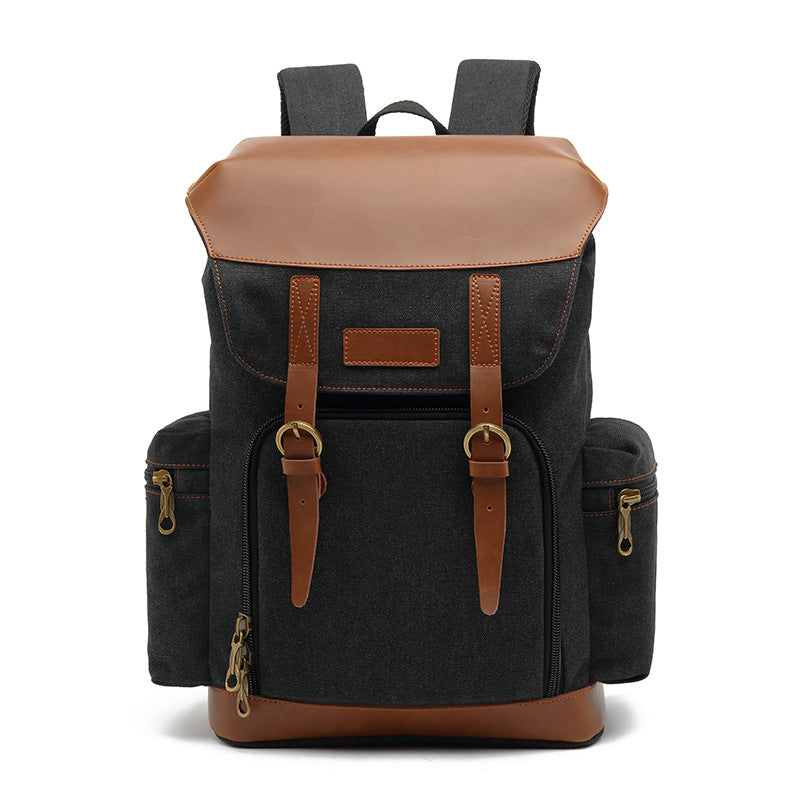 Men's Flying Vintage Computer Canvas Female College Backpacks