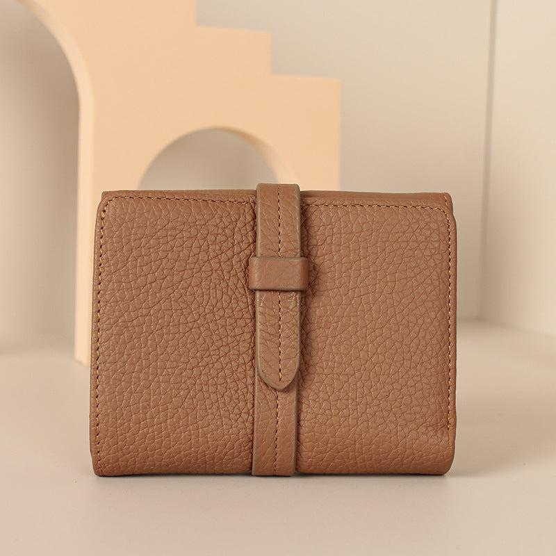 Women's Korean Soft Genuine Leather High-grade First Ladies Wallets