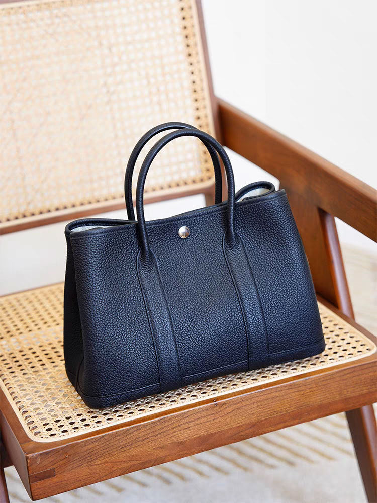 Women's Genuine Leather Large Capacity Portable Commuter Handbags