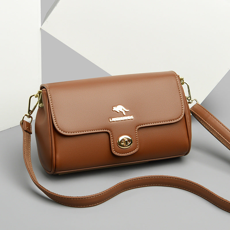 Mom Korean Simple Large Capacity Solid Crossbody Bags