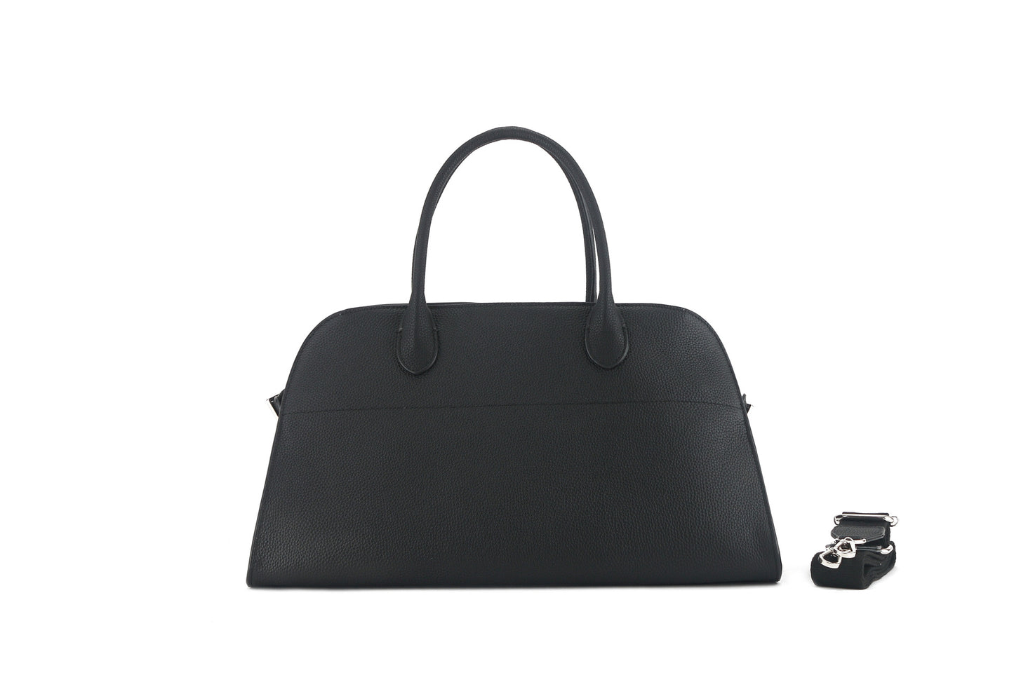 Women's Horizontal Cowhide Large Capacity Commuter Handbags