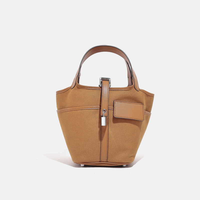 Women's Spring Canvas Vegetable Basket Classic Fashionable Crossbody Bags