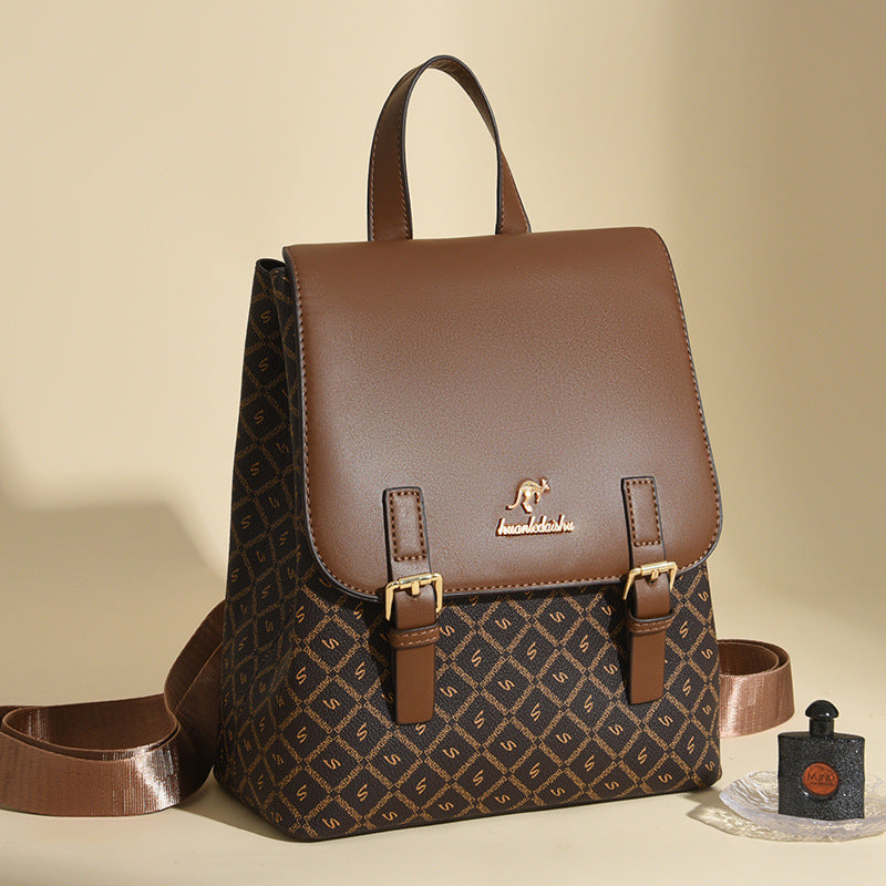 Striped Pattern Trendy Fashion Popular Style Backpacks