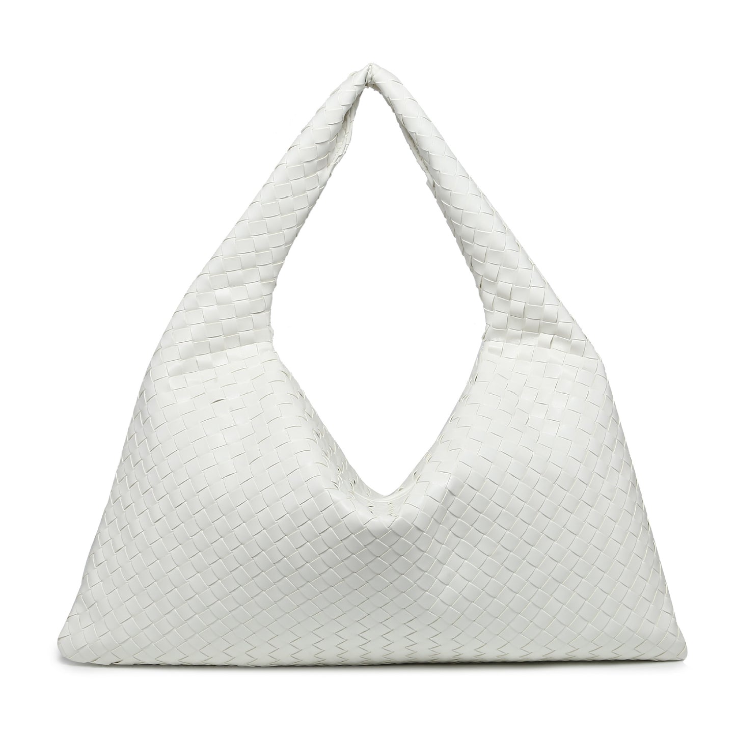 Woven Large Capacity Underarm Solid Color Shoulder Bags