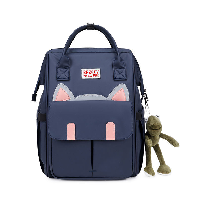 Large Capacity Simple Waterproof Cute Junior High Backpacks