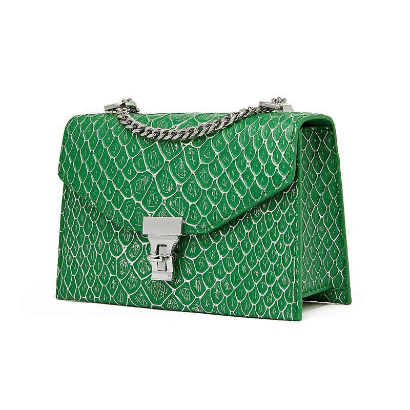 Women's Selected Genuine Leather Chain Summer High Crossbody Bags