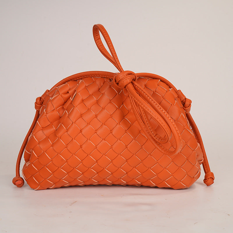 Women's Woven Cloud Korean Fashion Dumpling Underarm Crossbody Bags