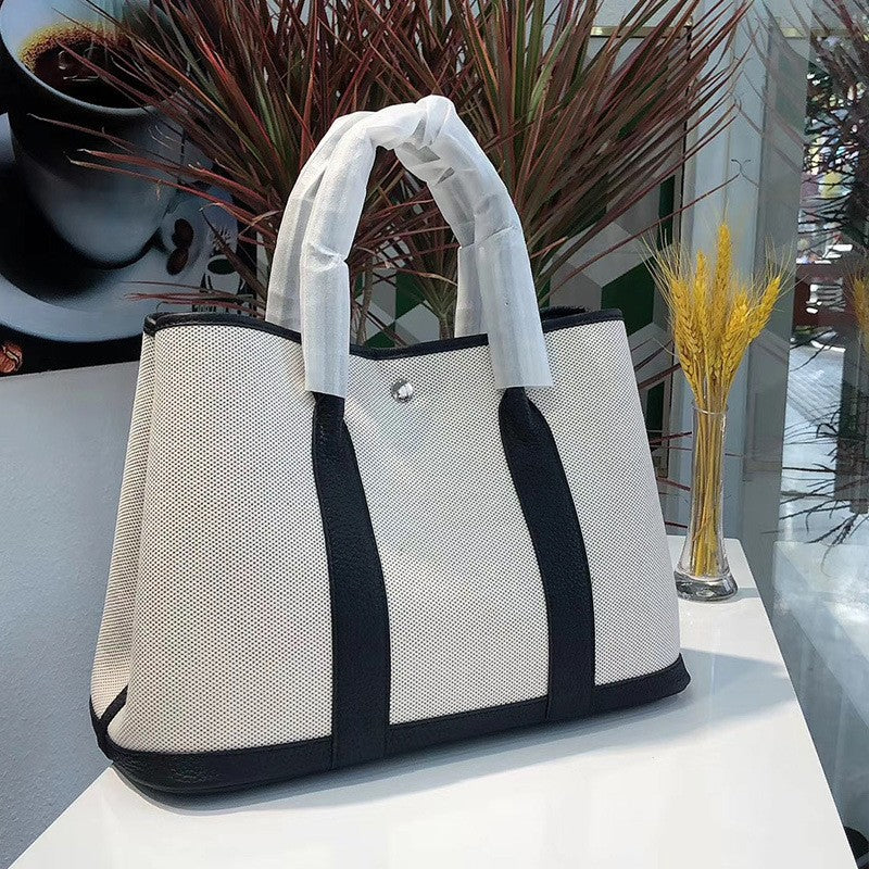 Attractive Women's Versatile Canvas Portable Shopping Shoulder Bags