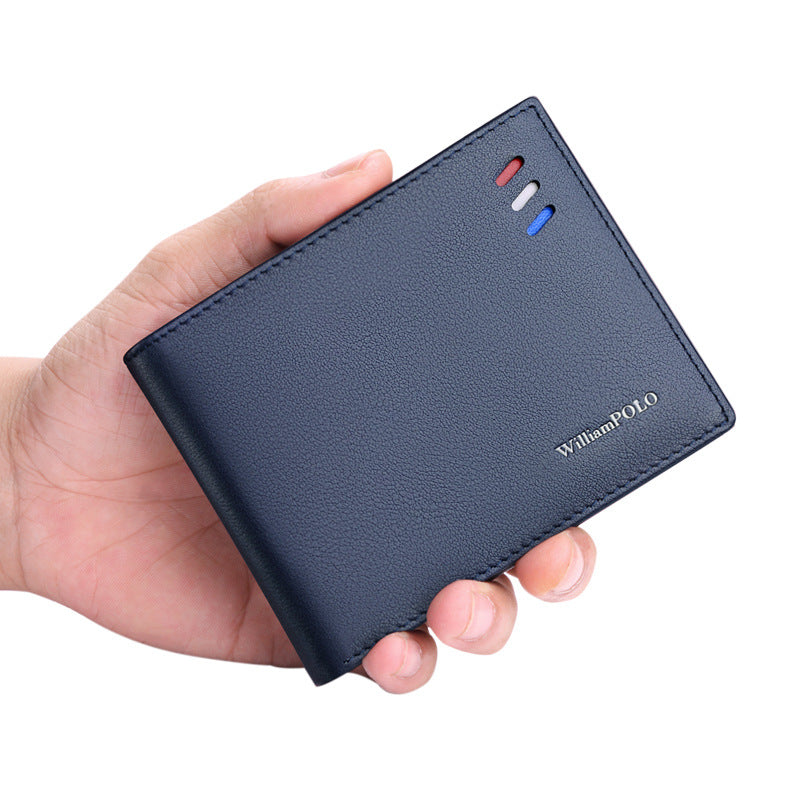 Men's First Layer Cowhide Multiple Slots Certificate Men's Wallets