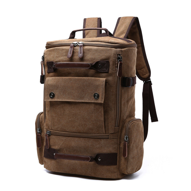Men's Classic Cool Korean Fashion Canvas Backpacks