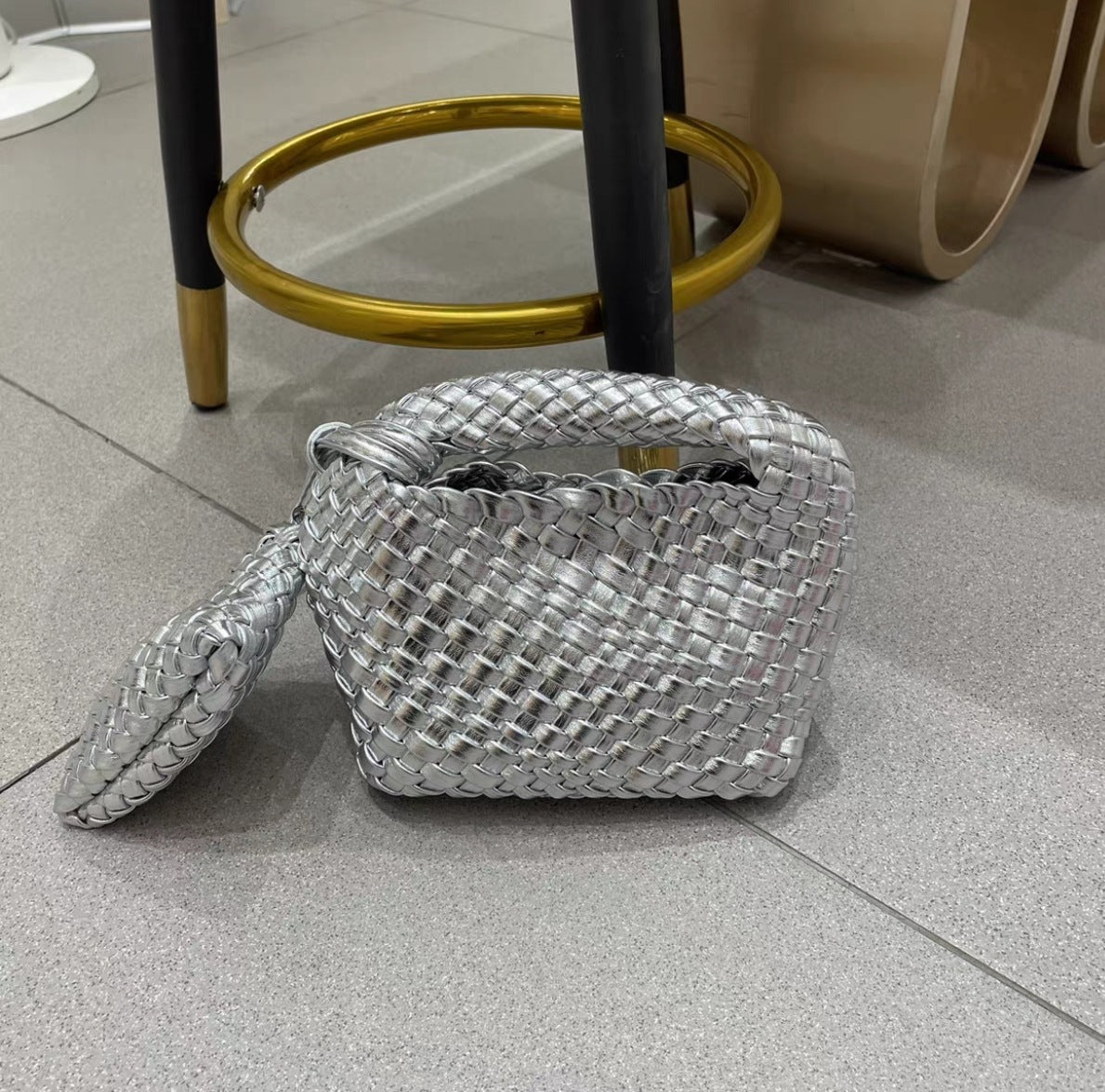Women's Handmade Woven High-grade Mini Chain Handbags