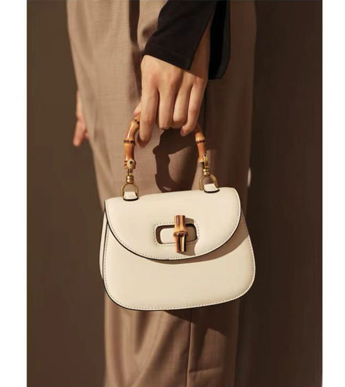 Women's High-grade Bamboo Joint Saddle Fashion Shoulder Bags