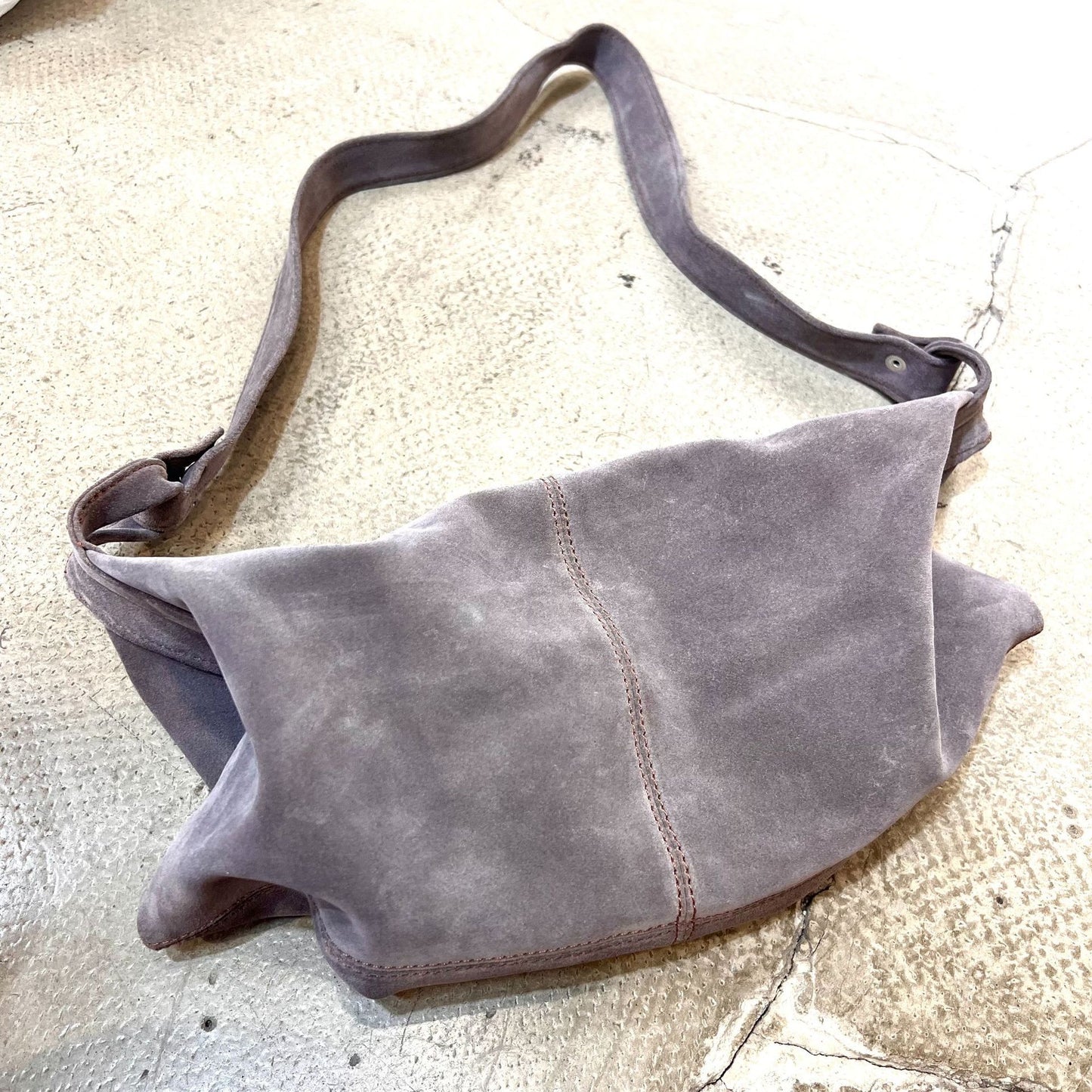 Women's Genuine Leather Niche Retro Dumpling Suede Crossbody Bags