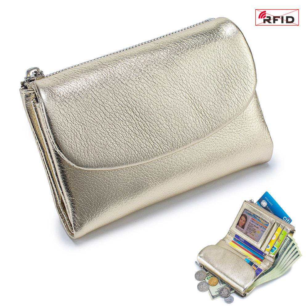 Women's Fashion Short Soft Textured Large Capacity Ladies Wallets