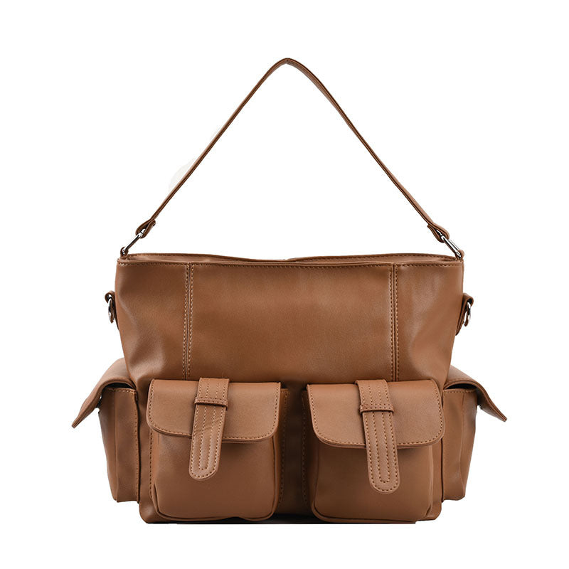 Women's Retro Trendy Large Capacity Fashion Underarm Crossbody Bags
