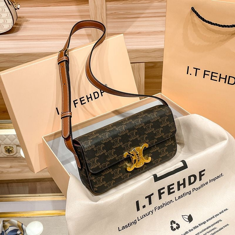 Underarm Fashionable High-grade Large Capacity Shell Handbags