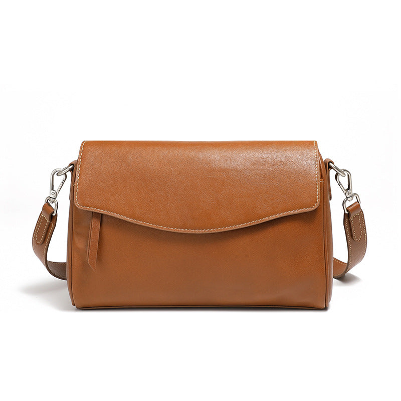 Women's High-grade Large Capacity Genuine Leather Pillow Crossbody Bags