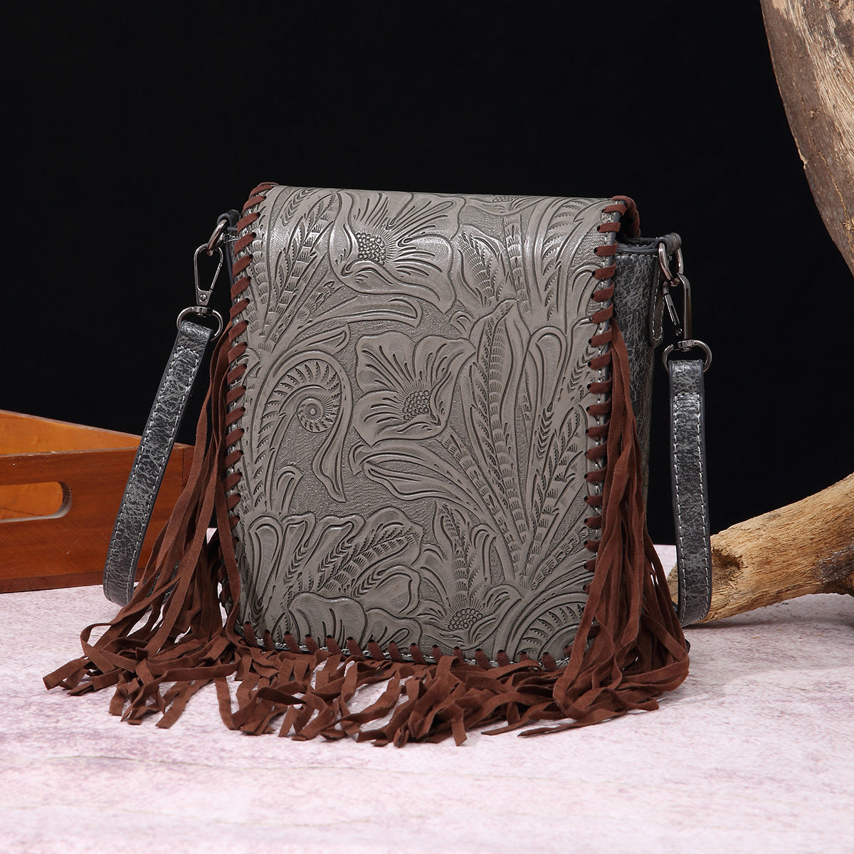 Women's Vintage Cotton Linen Printed Bohemian Style Bags