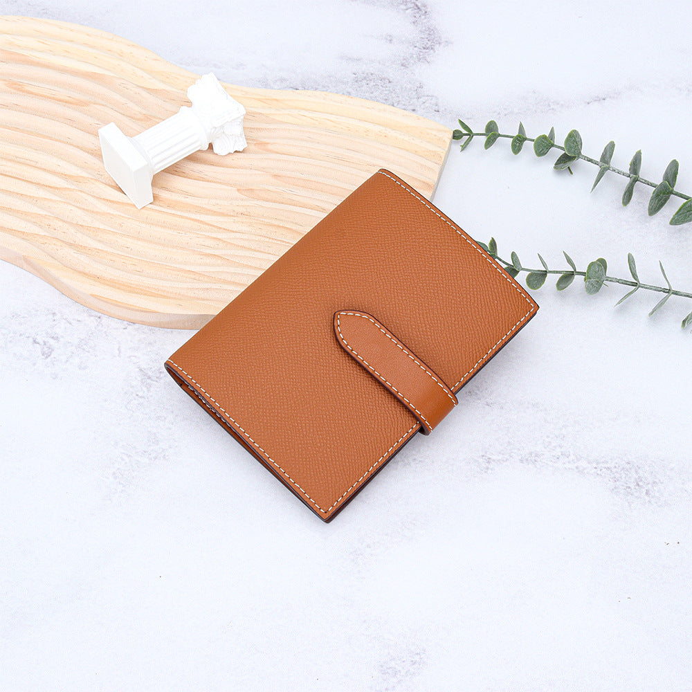 Women's Genuine Leather Short Fashion Palm Print Cowhide Bags