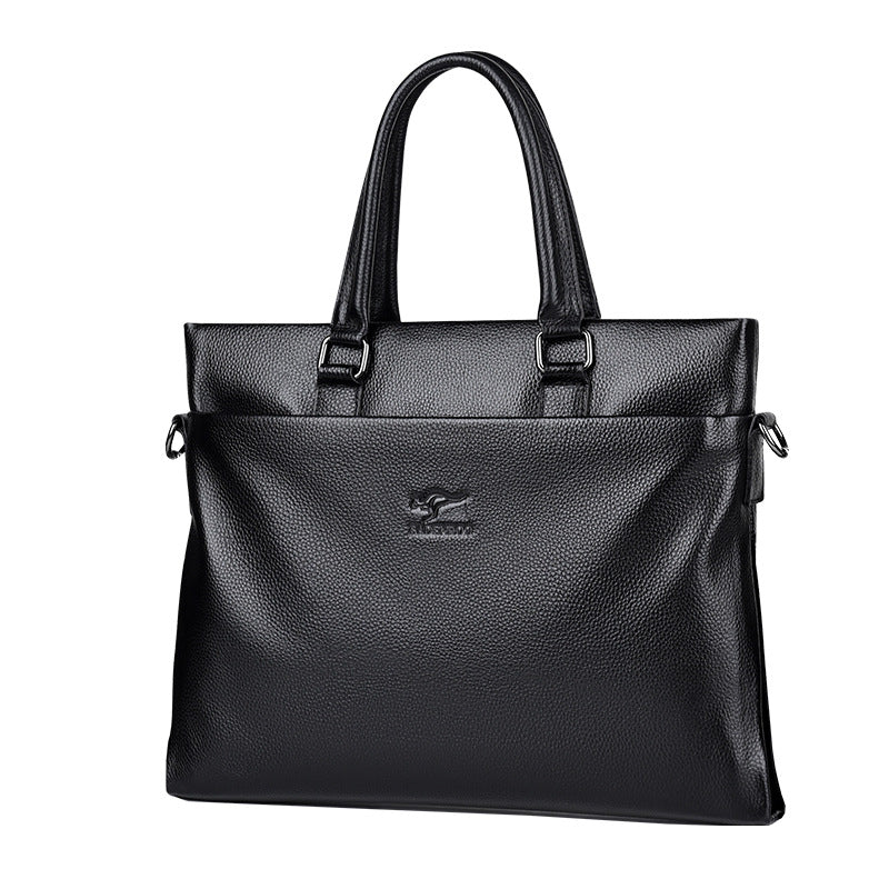 Men's File Office Trip One First Layer Men's Handbags