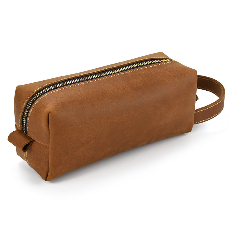 Genuine Leather Clutch Crazy Horse Multifunctional Men's Handbags