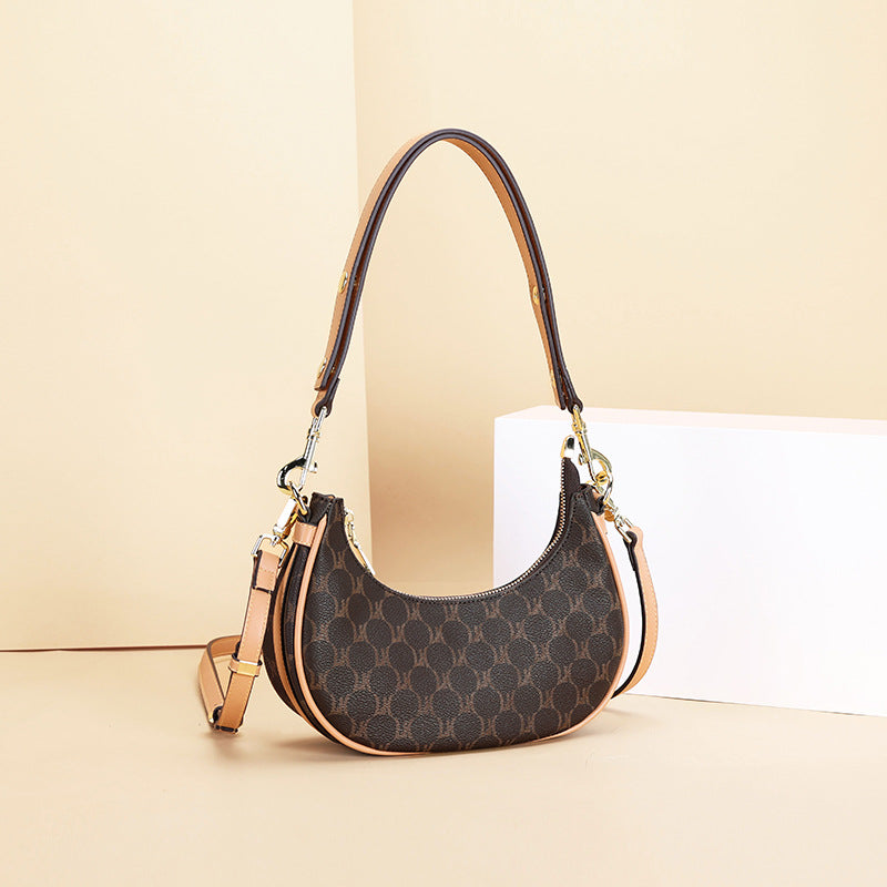 Women's Advanced Baguette Arc Selenodont Underarm Retro Shoulder Bags