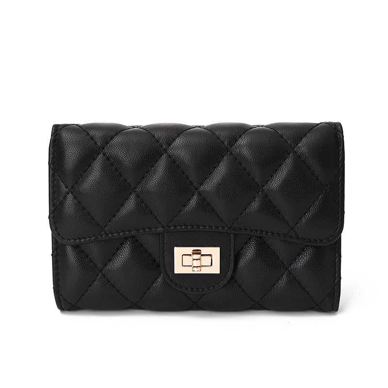 Women's Australia Khaki Classic Long Plaid Sheepskin Ladies Wallets