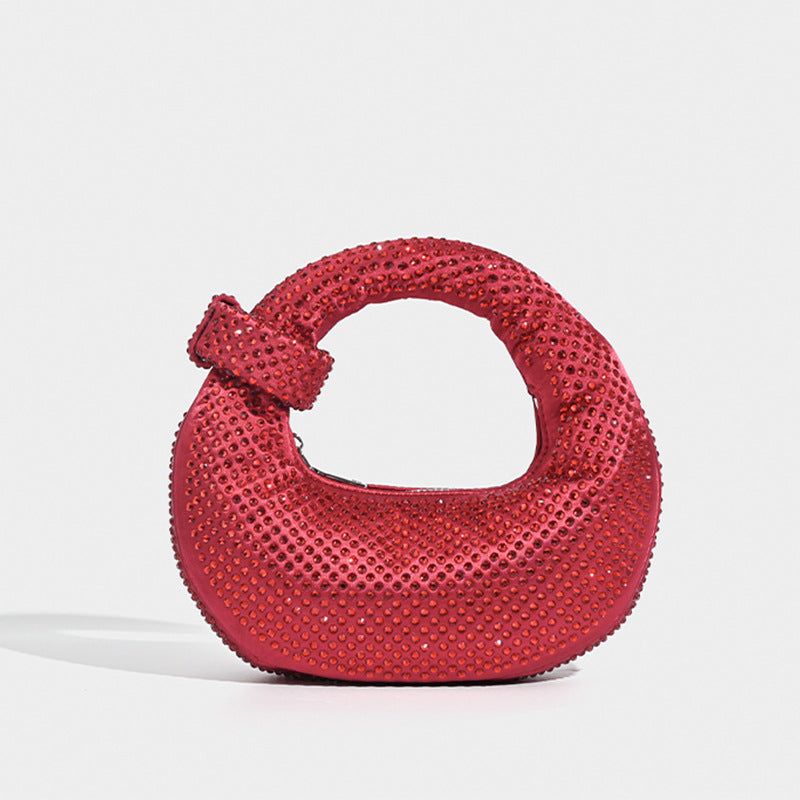 Design Full Diamond Dumpling Female Dinner Evening Bags