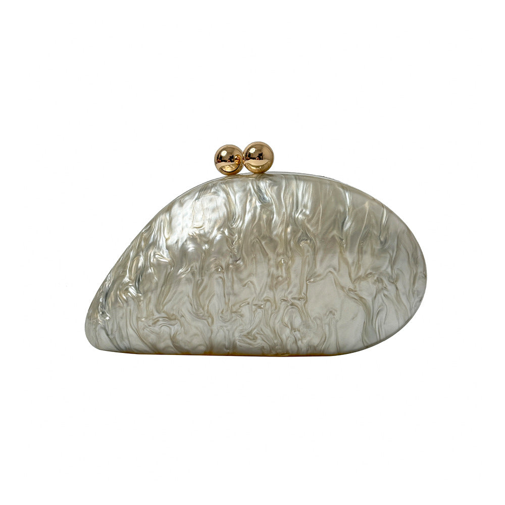 Women's Acrylic Wedding Banquet Clutch Chain Bags