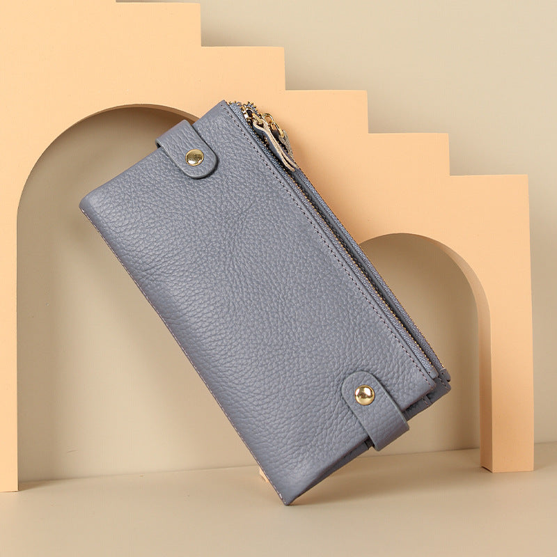 Women's Clutch Real Leather Long Soft Ladies Wallets