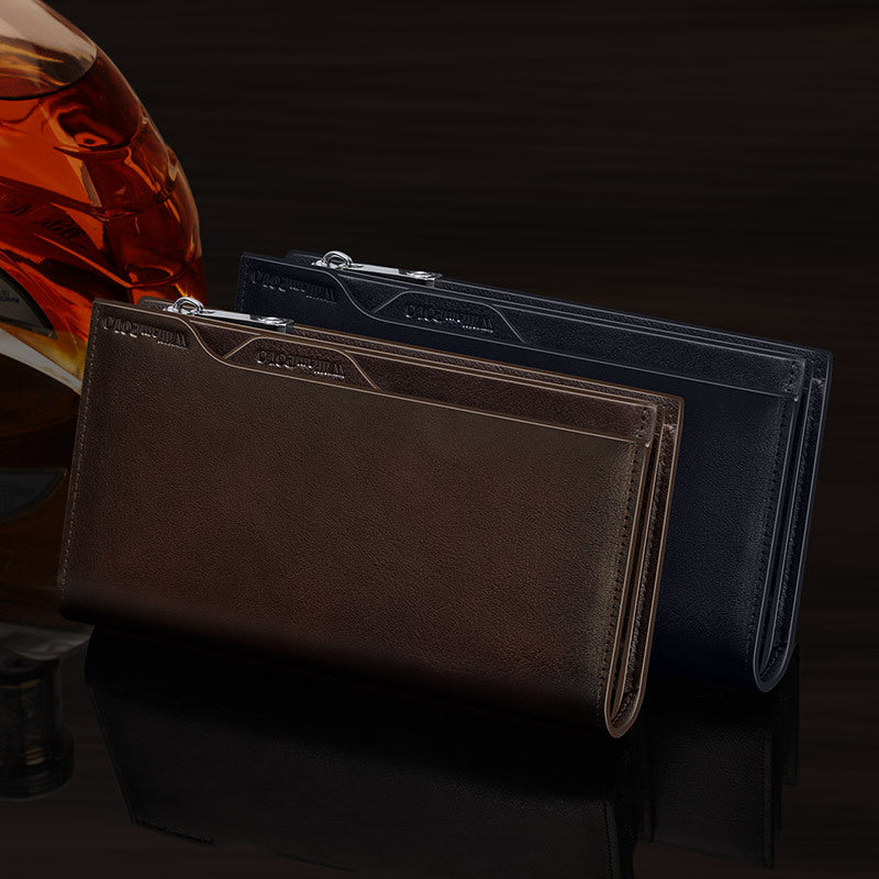 Men's Emperor Paul Long Swiping Driving License Men's Wallets