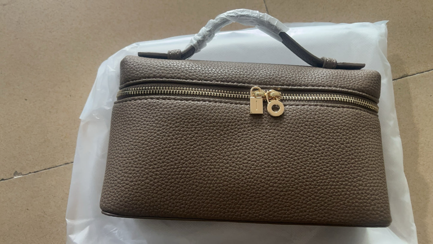 Women's Lunch Box Genuine Leather Simple Niche Bags
