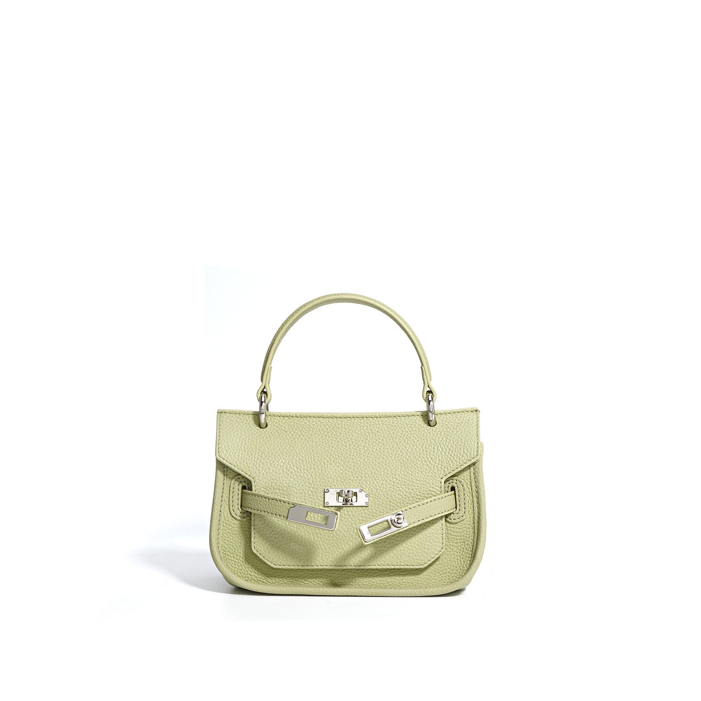 Women's First Layer Cowhide Kelly Good-looking Design Handbags