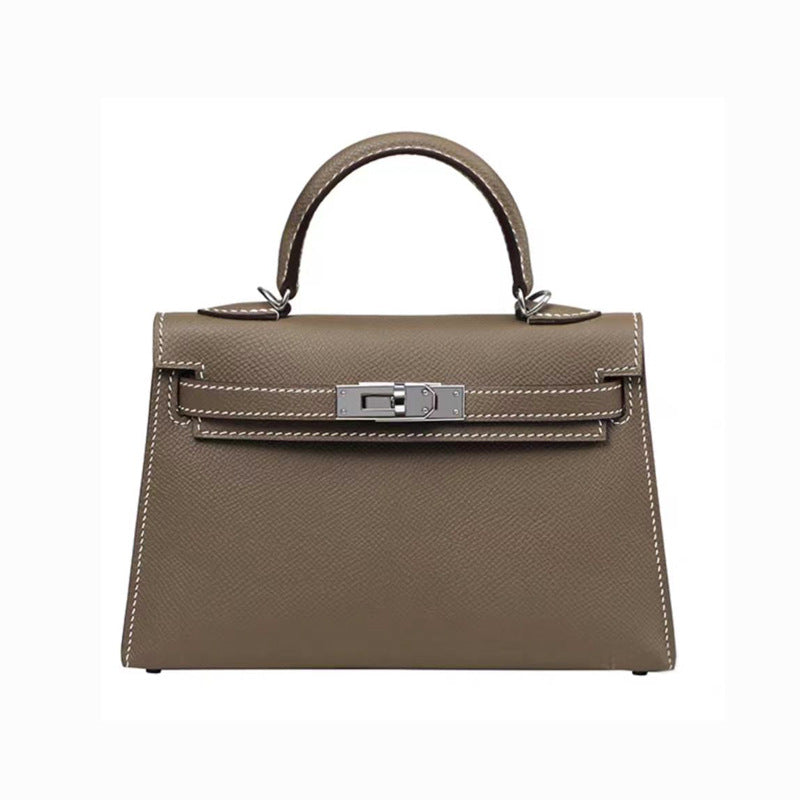 Women's Genuine Leather Second Generation Kelly Palm Print Handbags
