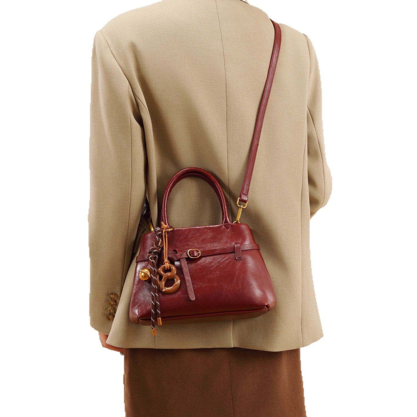 Durable Red Light Luxury Elegant Bridal Shoulder Bags