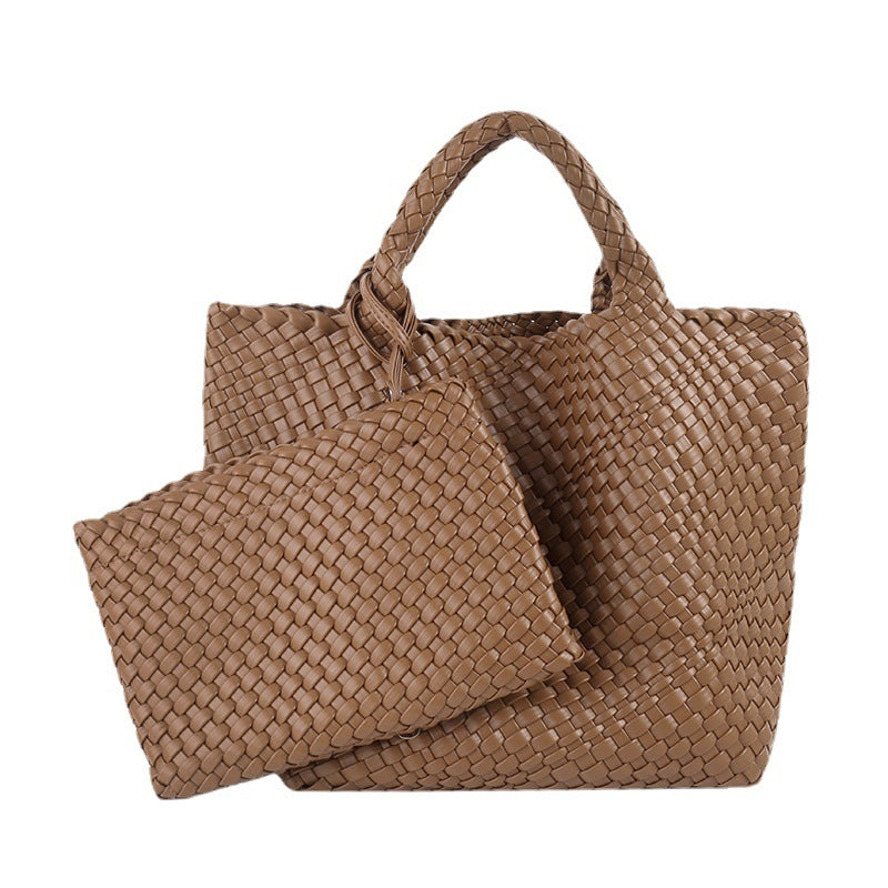 Business Commute Woven Large Capacity Trendy Handbags