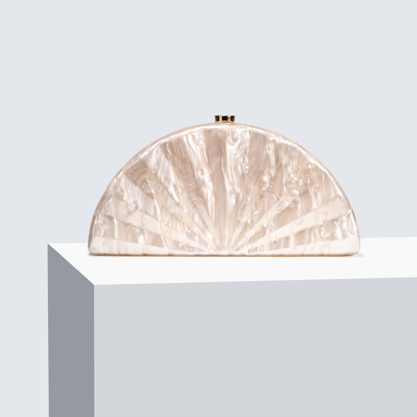 Women's Semicircle Fan-shaped Acrylic Fashion Wedding Dinner Bags
