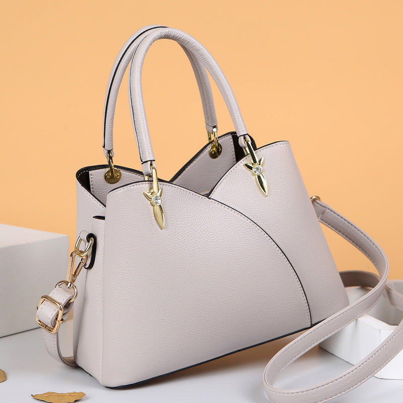 Glamorous Women's Soft Leather Mother Simple Bags