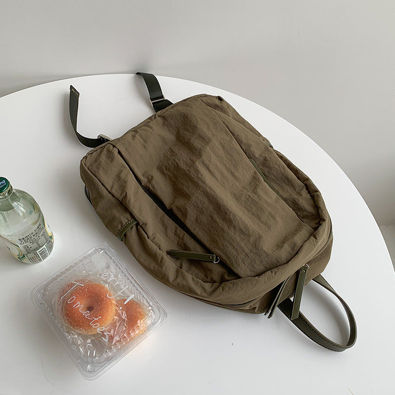 Nylon Large Capacity Lightweight Artistic Simple Backpacks