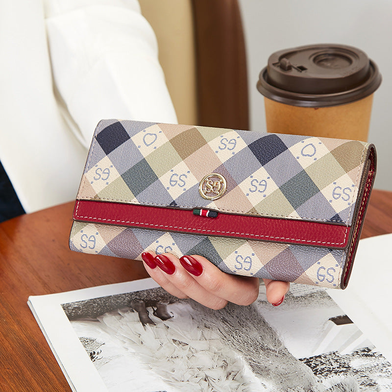 Women's Long Clutch Large Capacity Simple Ladies Wallets