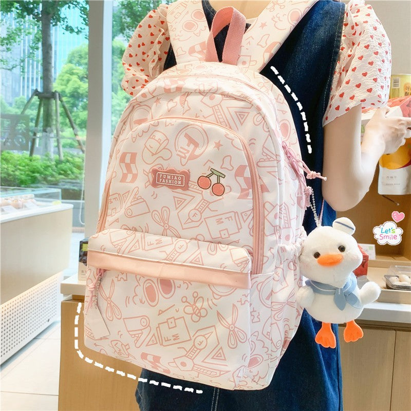 Female Cute High Junior Large Capacity Backpacks