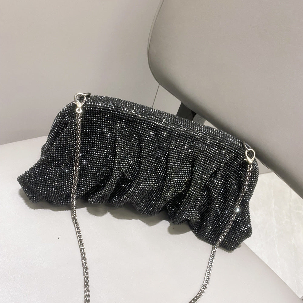 Women's Shiny Rhinestone Clutch Crystal Diamond Dinner Handbags