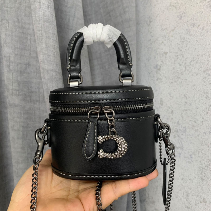 Women's Chain Retro Classic Coated Presbyopic Box Crossbody Bags