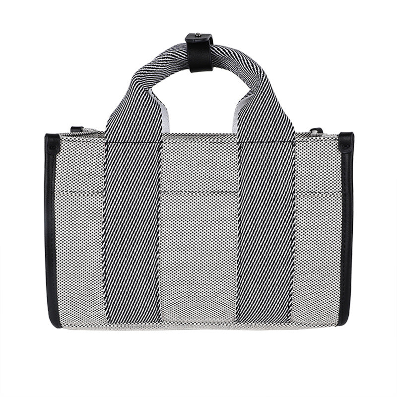 Women's Fashionable High-grade Korean Style Simple Canvas Handbags