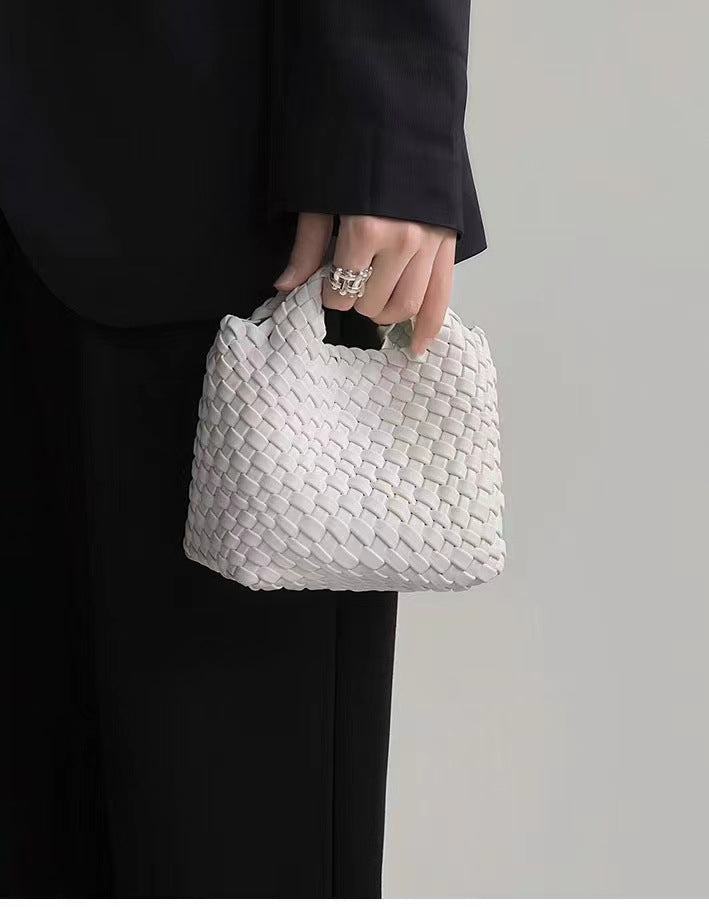 Woven Handmade Mini Portable Vegetable Basket Bags