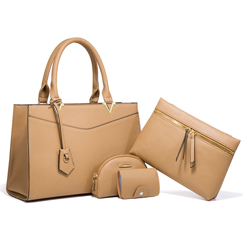 Women's Fashion Large Capacity Set Mother Handbags