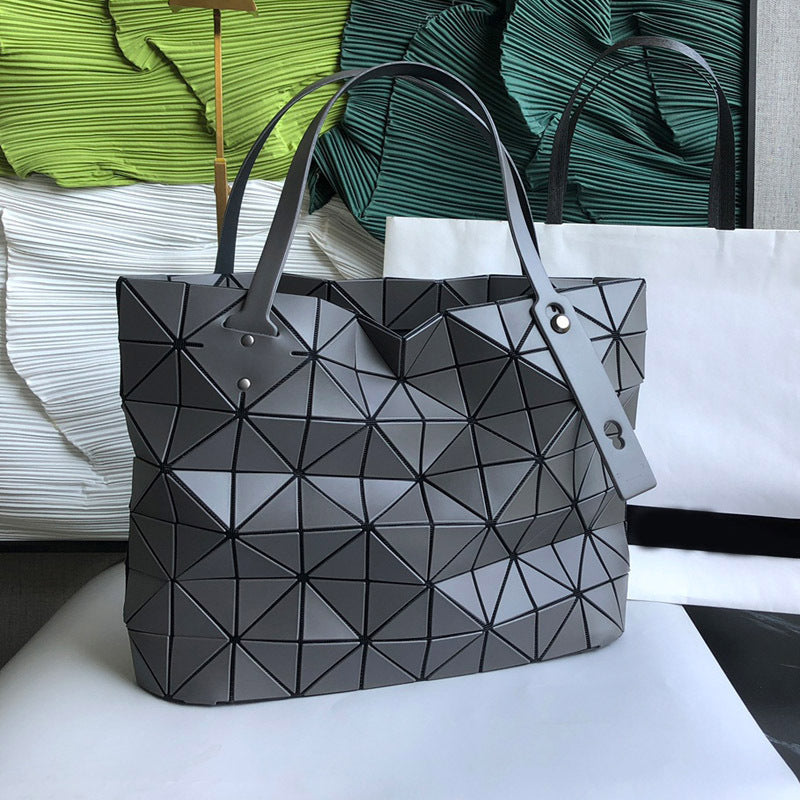 Women's Rock Stitching Geometric Diamond Pattern Underarm Shoulder Bags