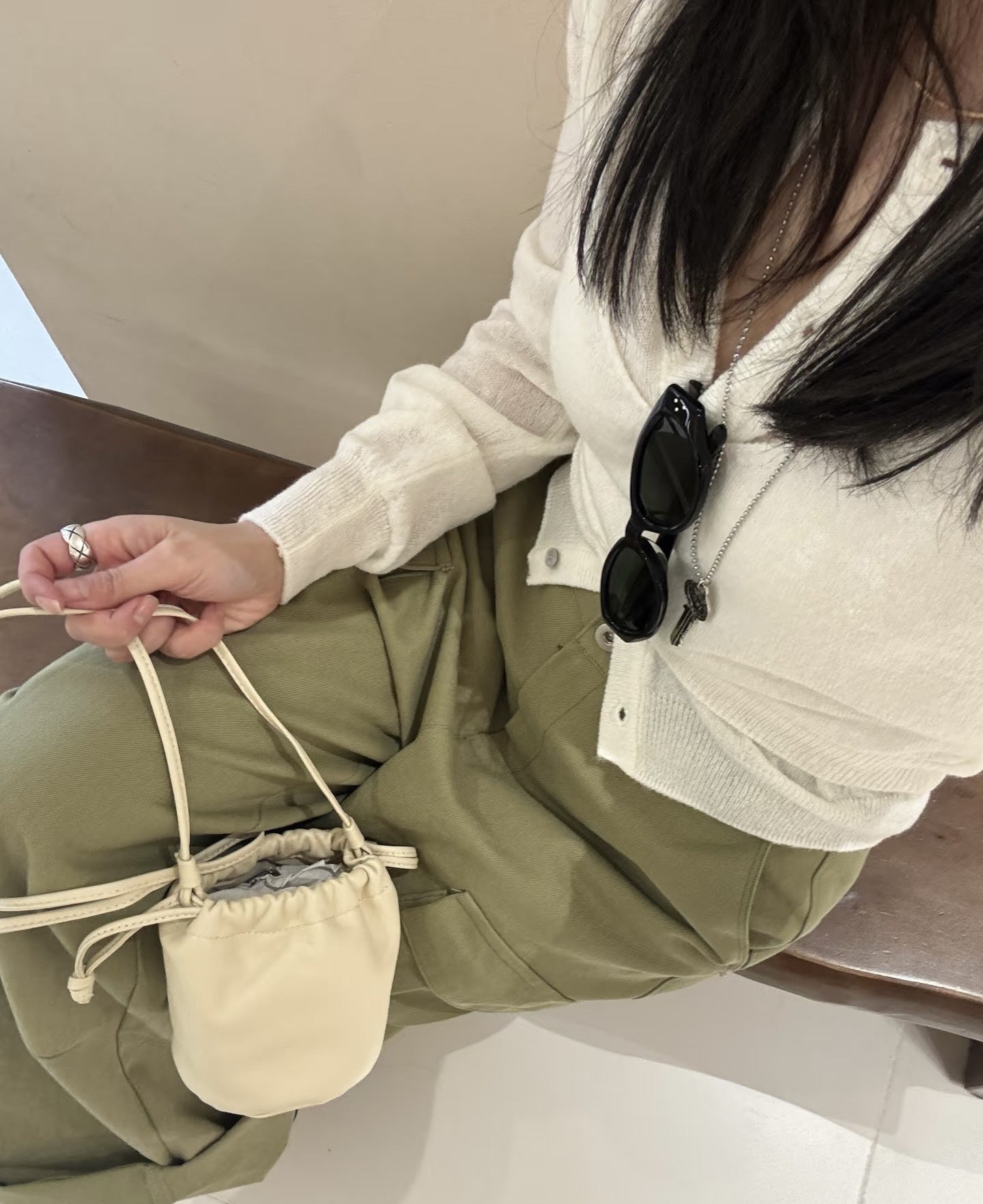 Women's Korean Style Minority Cute Super Soft Lucky Mini Sheepskin Shoulder Bags