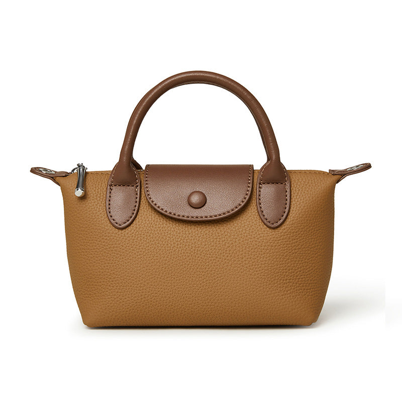 Women's Leather Dumpling First Layer Cowhide Shoulder Bags